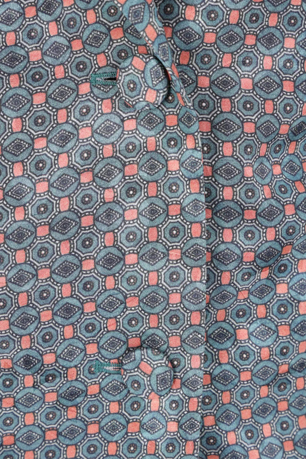 Patterned Single-Breasted Jacket