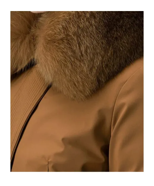 Slim Jacket With Fur