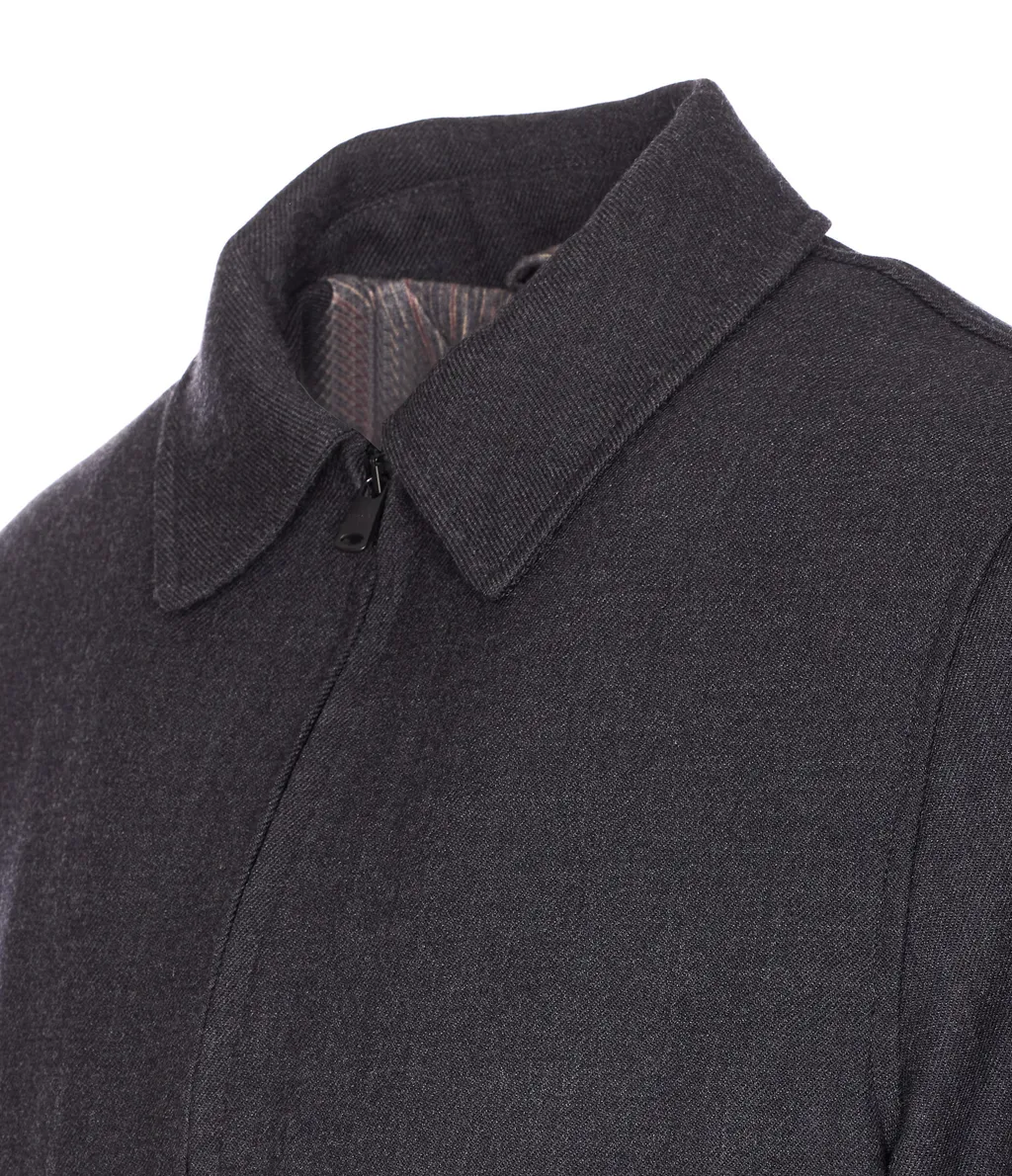 High Neck Zip Jacket