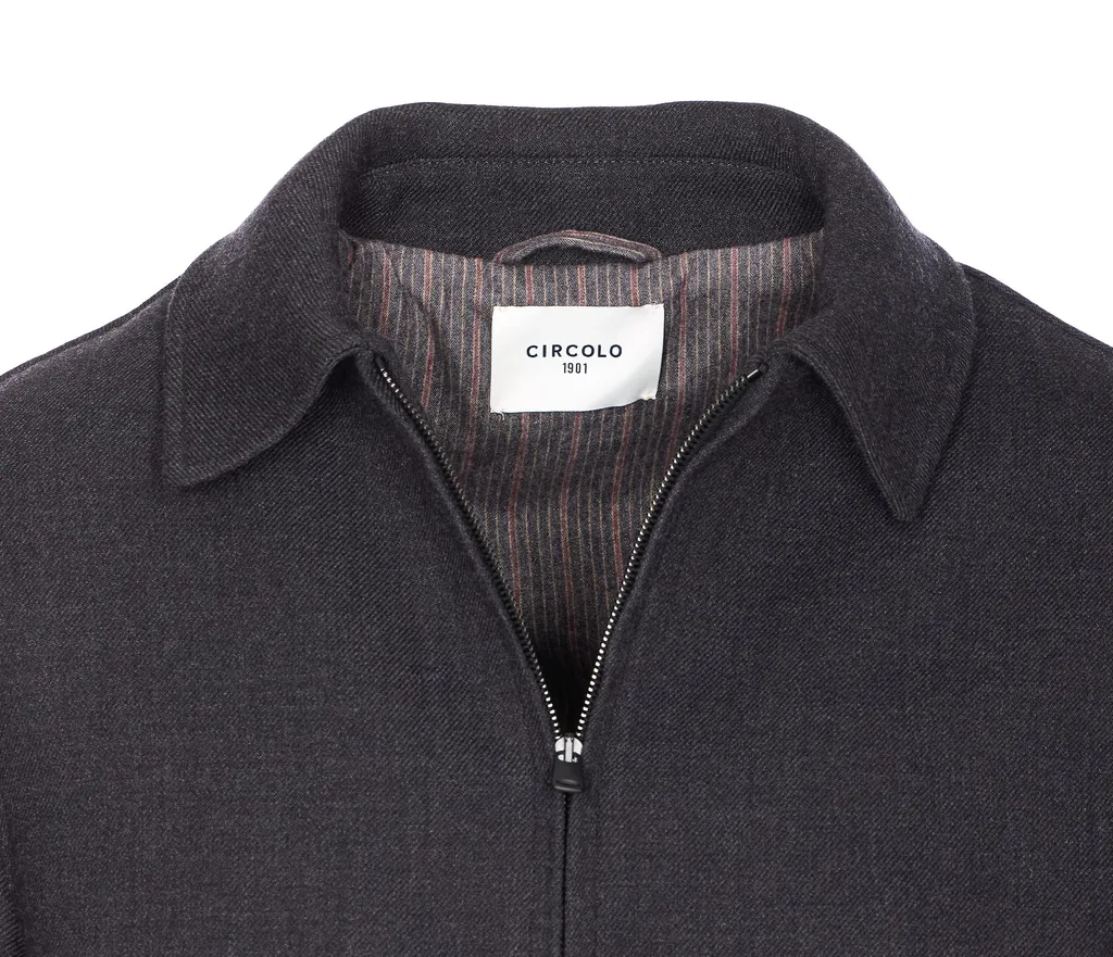 High Neck Zip Jacket