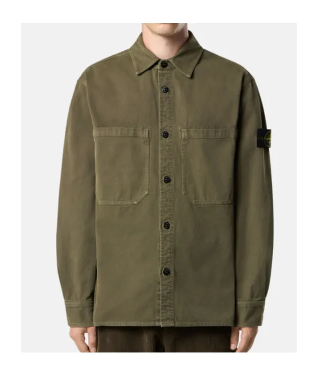 Comfort-Fit Overshirt With Chest Pockets