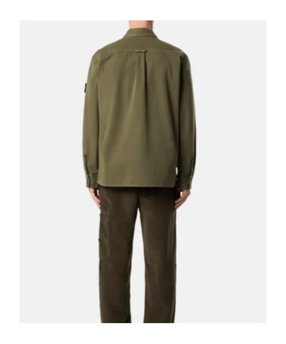 Comfort-Fit Overshirt With Chest Pockets