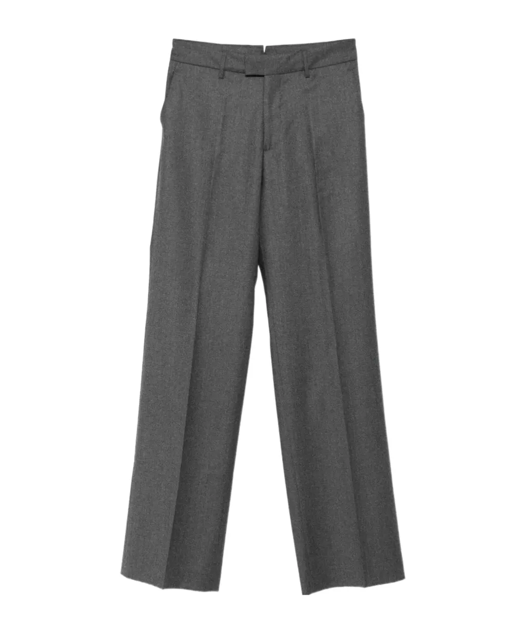 Pleated Wool Trousers