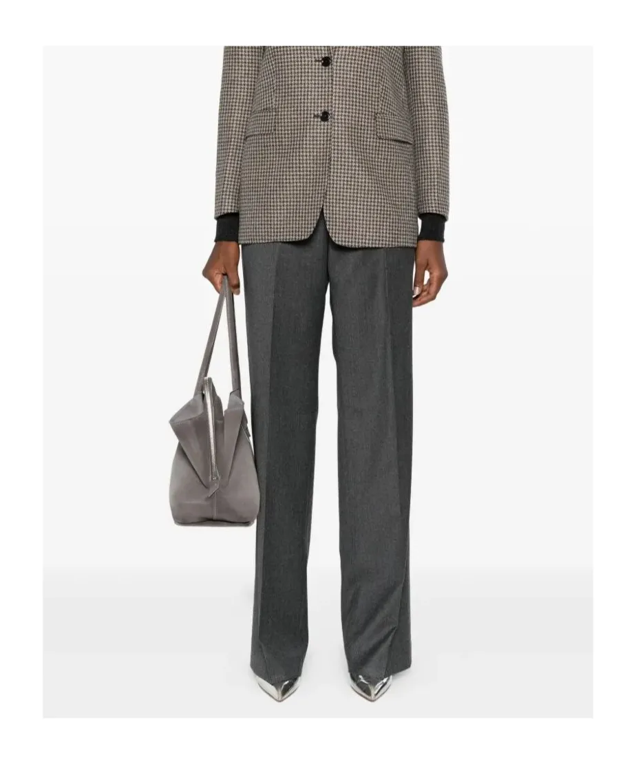 Pleated Wool Trousers