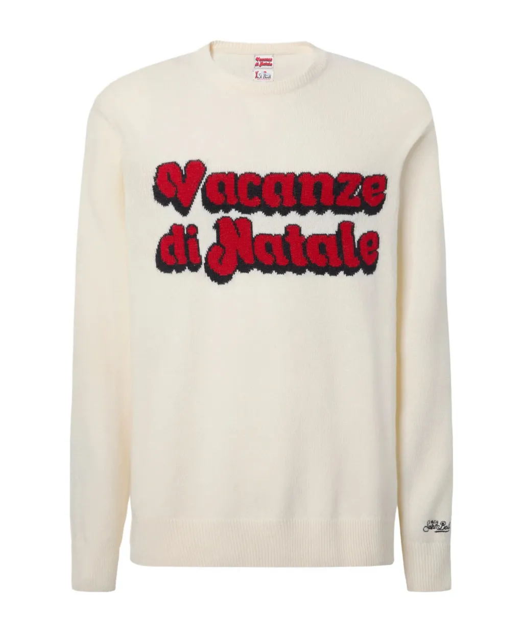 Heron Sweater With Vacanze Di Natale Jacquard