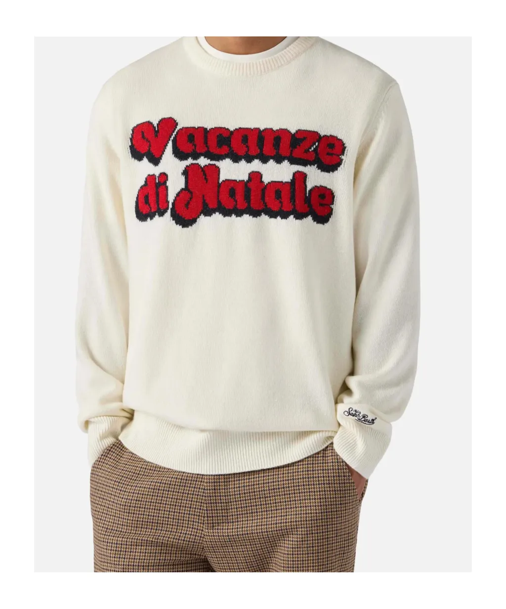 Heron Sweater With Vacanze Di Natale Jacquard