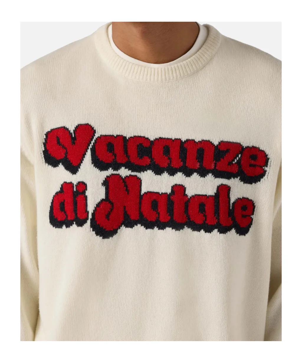 Heron Sweater With Vacanze Di Natale Jacquard