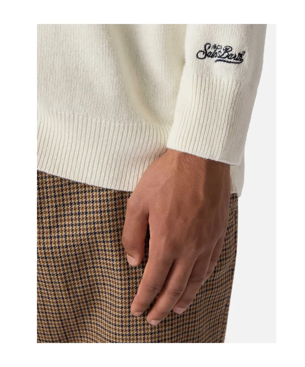 Heron Sweater With Vacanze Di Natale Jacquard
