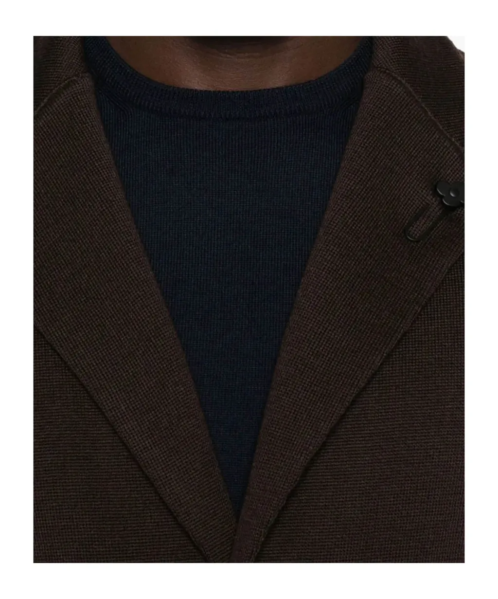 Patch-Pocket Wool Blazer