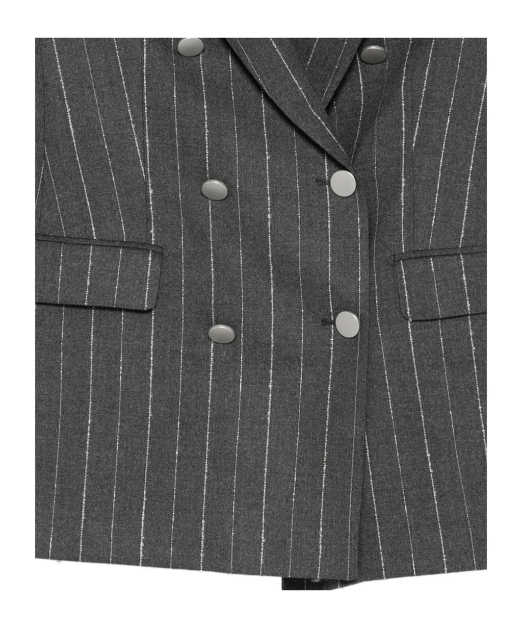 Long-Sleeved Suit Jacket