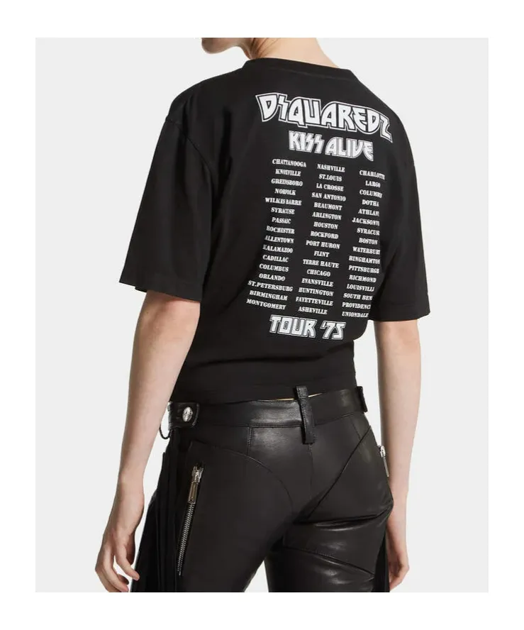 X Kiss Pressato Cropped Breezy Fit T-Shirt