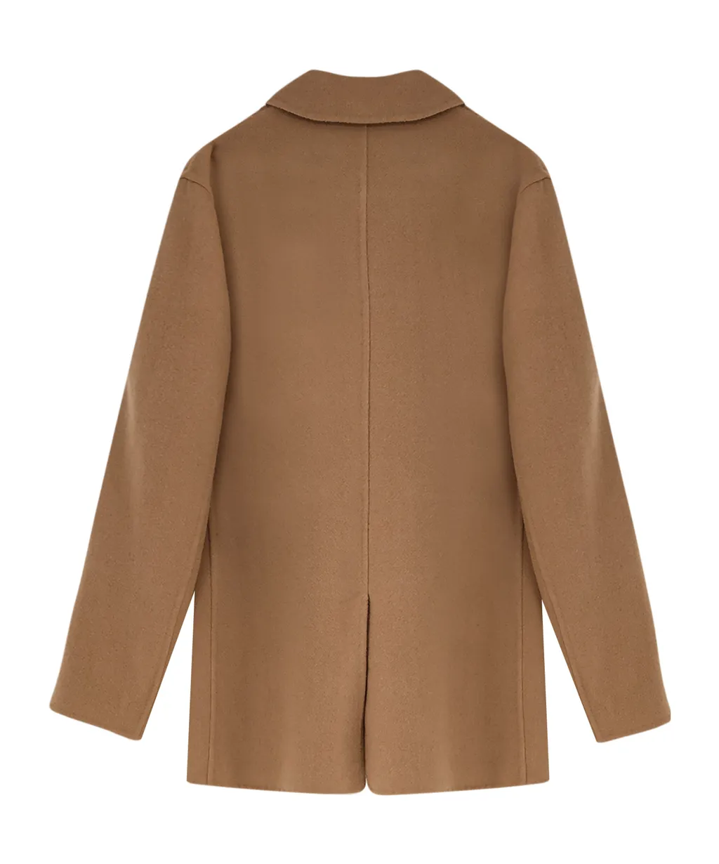 Single Breasted Long Sleeved Coat