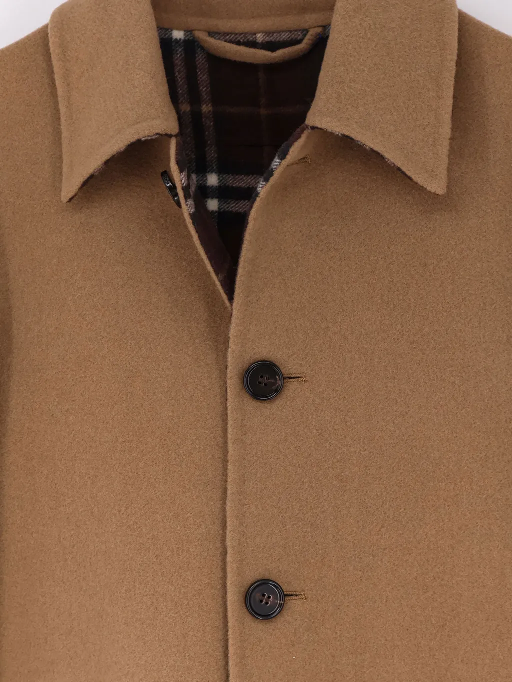 Single Breasted Long Sleeved Coat