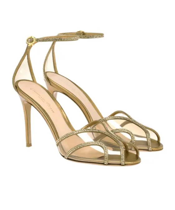 Open-Toe High-Heeled Sandals