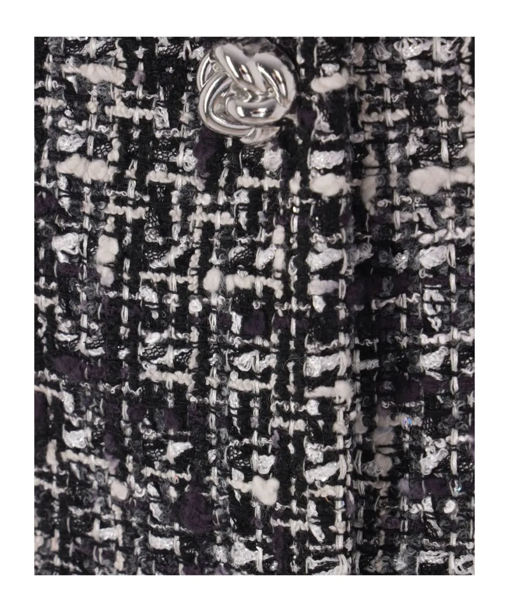 Single-Breasted Tweed Jacket