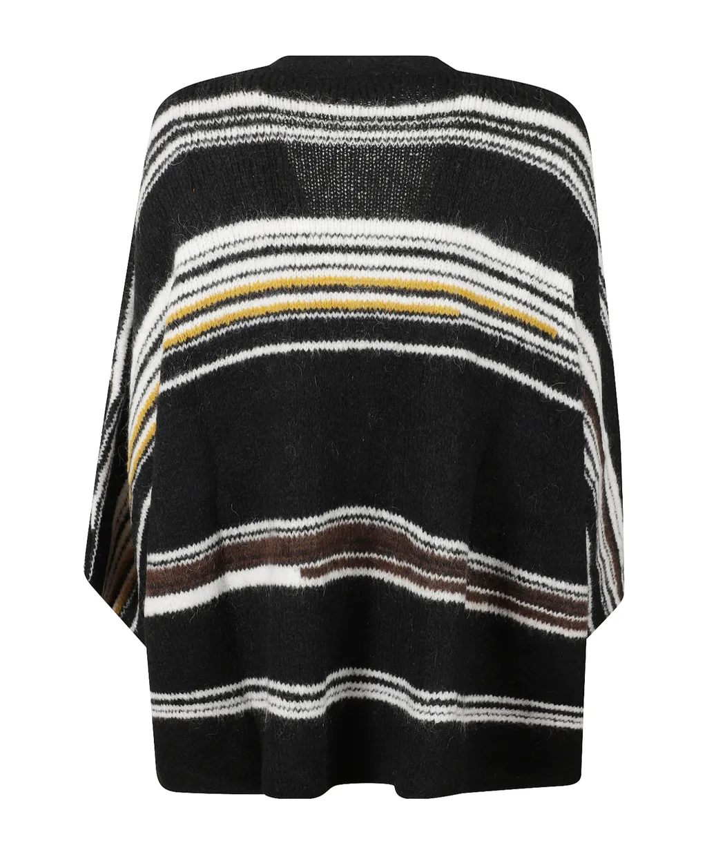V-Neck Knitted Maxi Cardigan