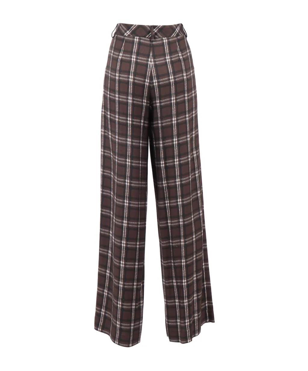 Plaid Casual Pants