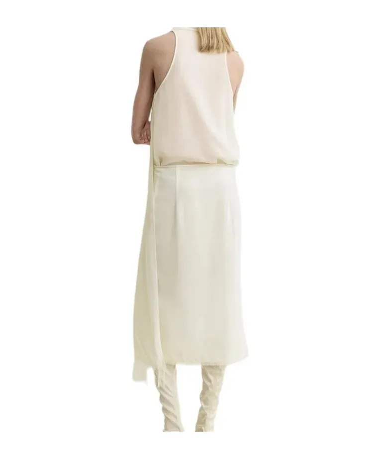 Fringed Scarf Dress