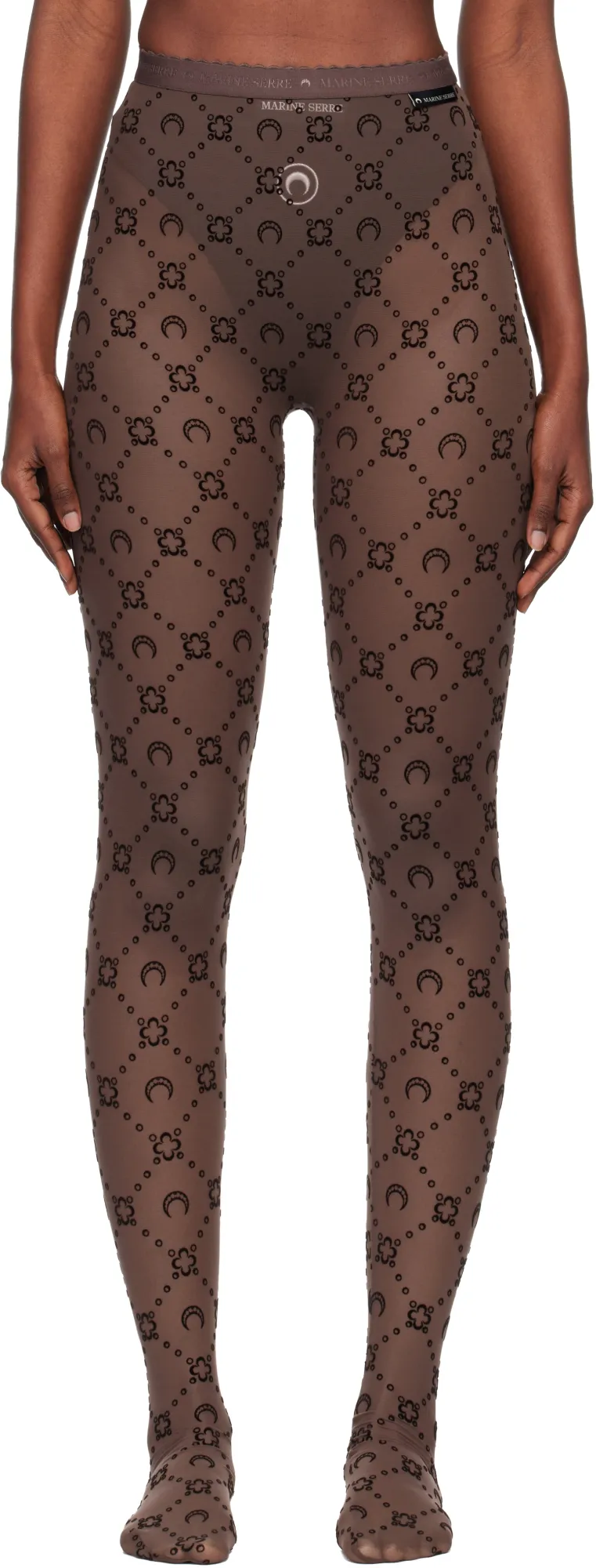 Mesh Thigh-High Base Leggings