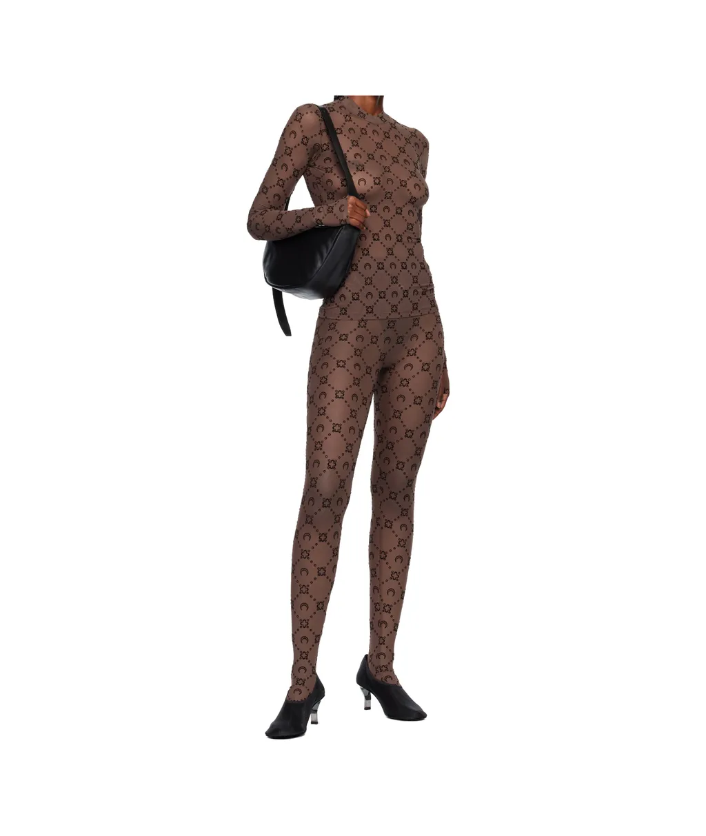 Mesh Thigh-High Base Leggings