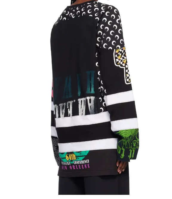 Knitted Long-Sleeved Hockey T-Shirt