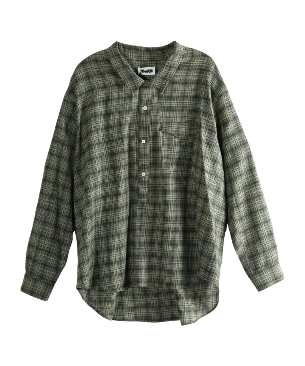 Plaid Long-Sleeved Shirt