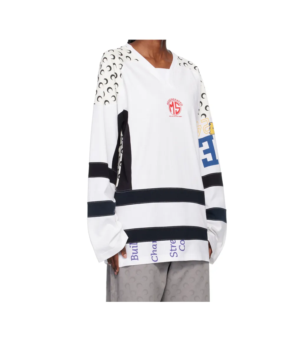 Knitted Long-Sleeved Hockey T-Shirt