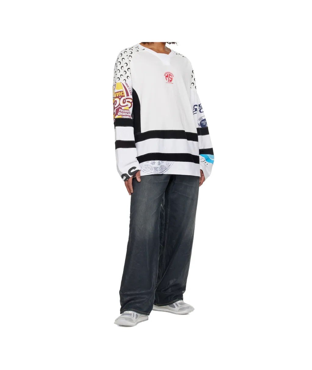 Knitted Long-Sleeved Hockey T-Shirt