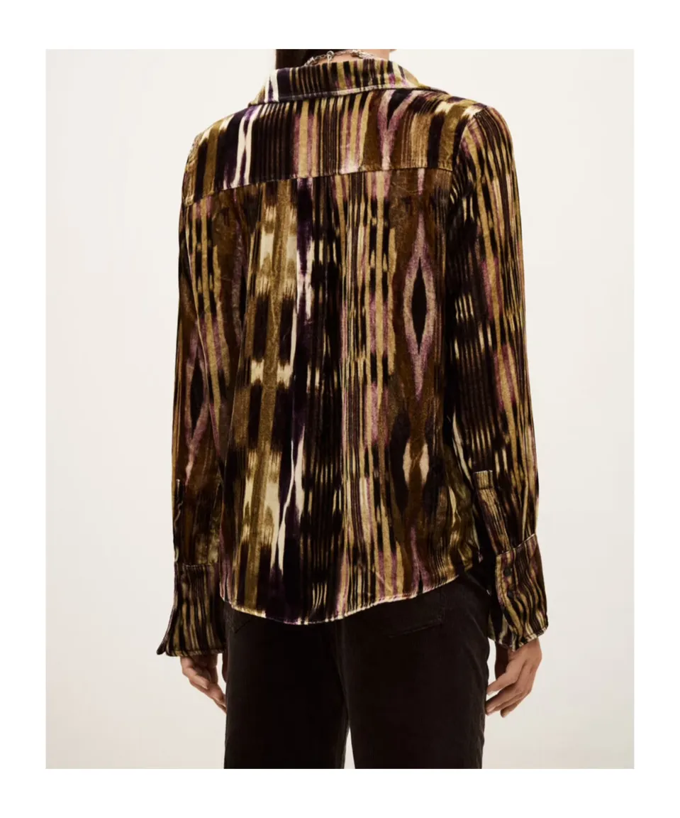Long-Sleeved Printed Shirt