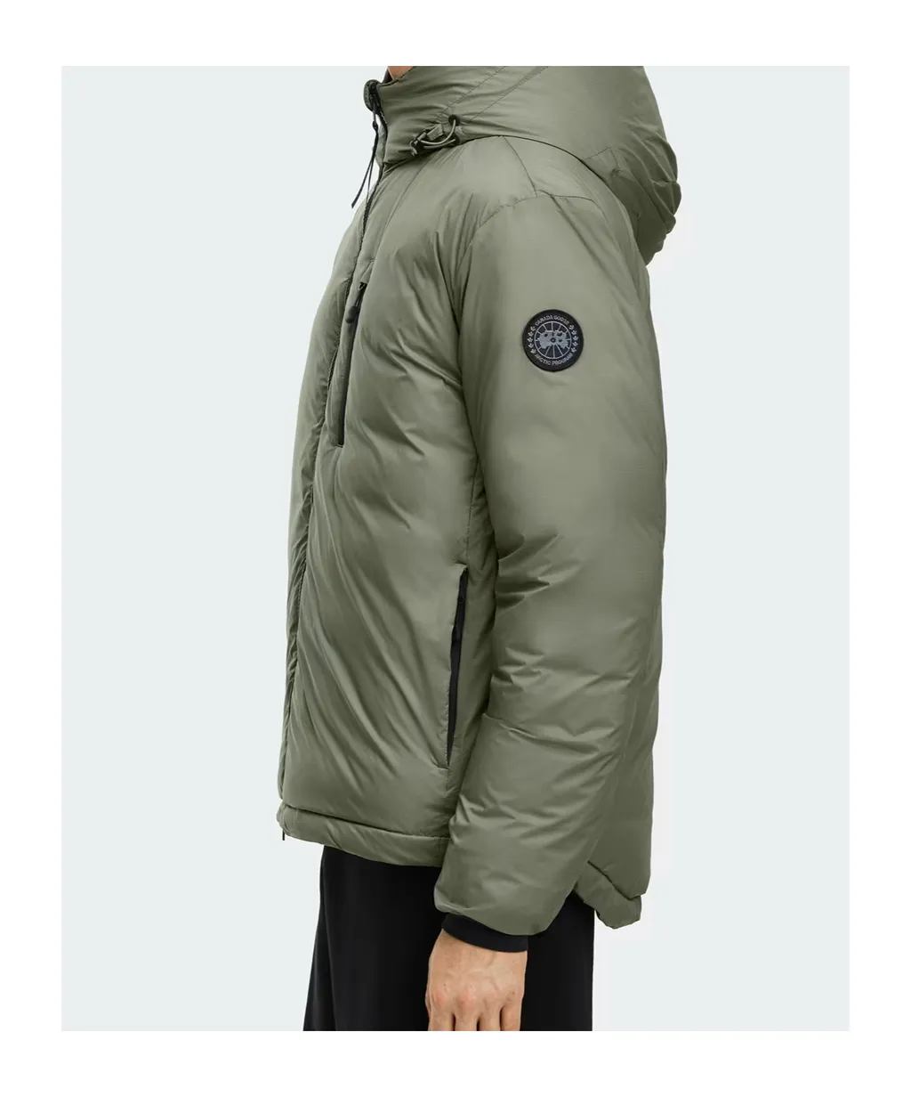 Zip-Up Hooded Down Jacket