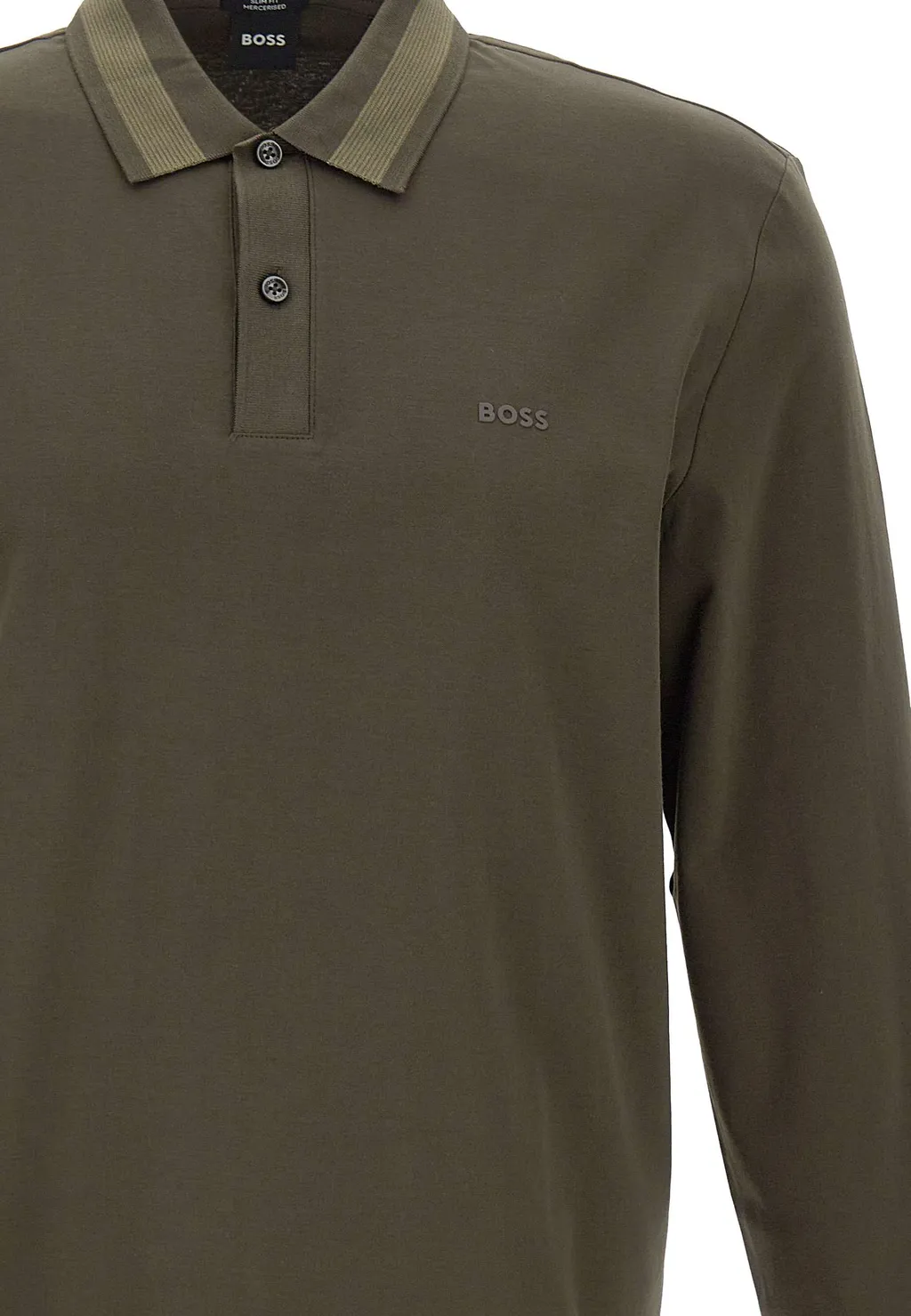 Long-Sleeved Polo Shirt