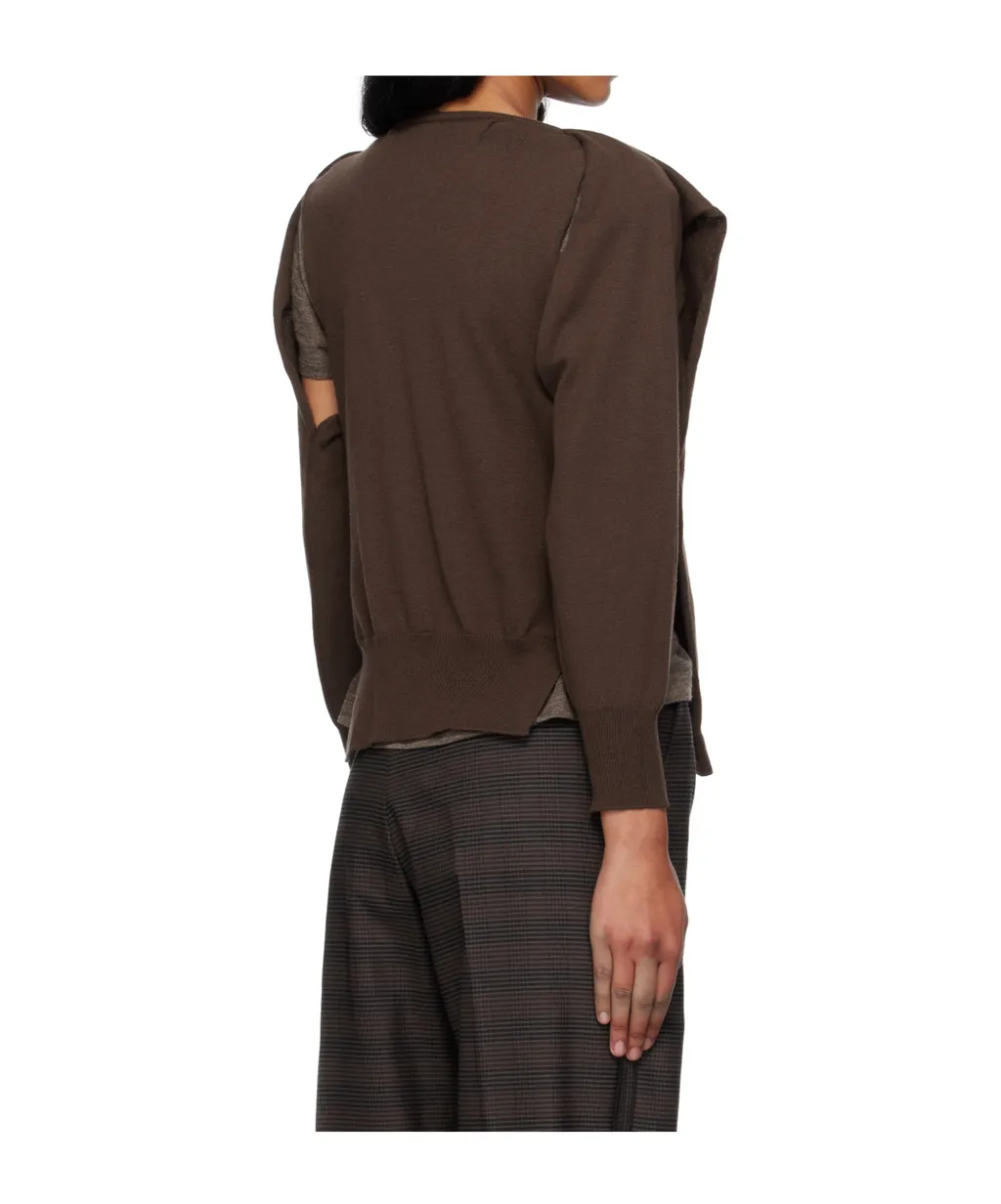 Sleeve Layered Cardigan