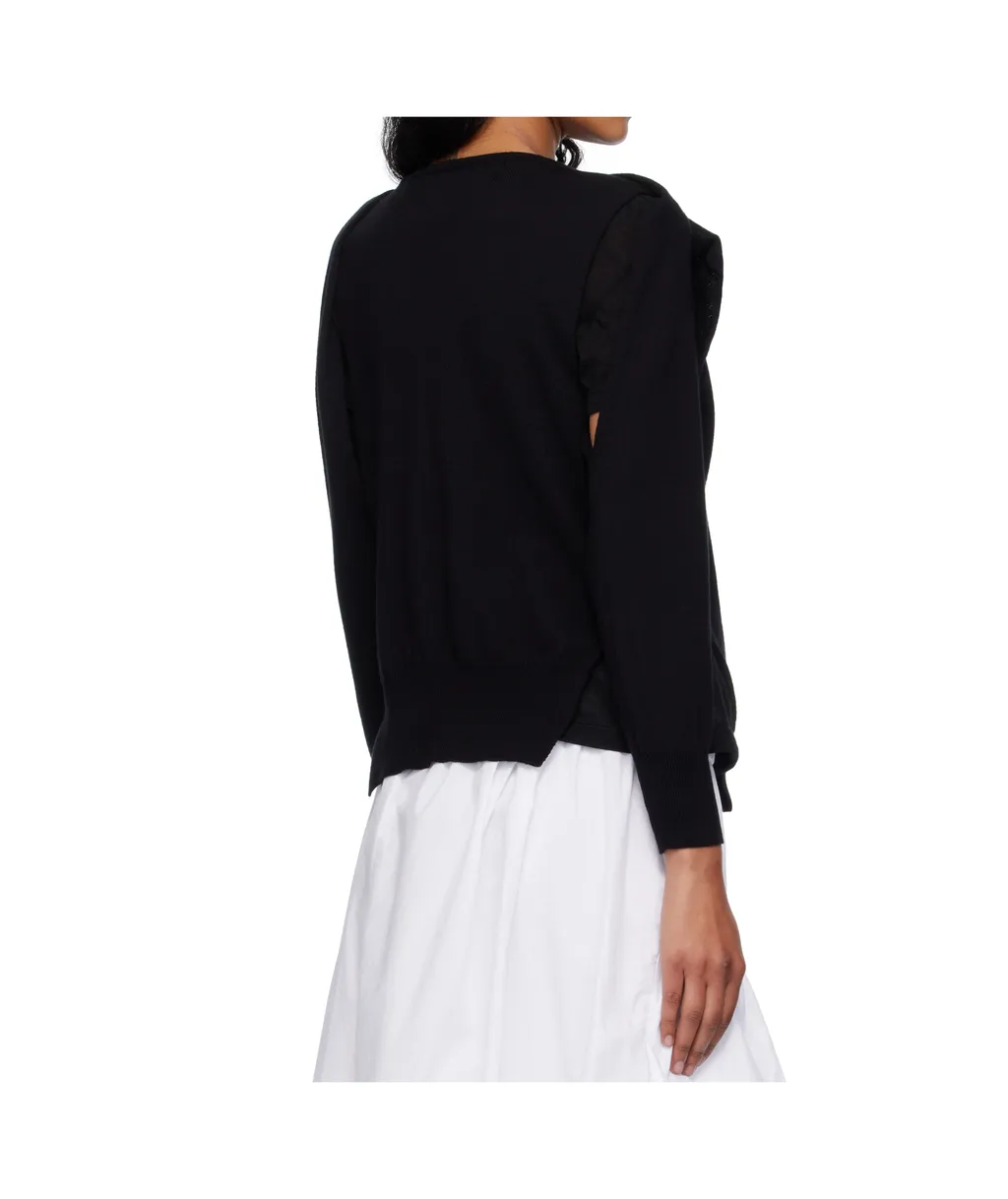 Sleeve Layered Cardigan