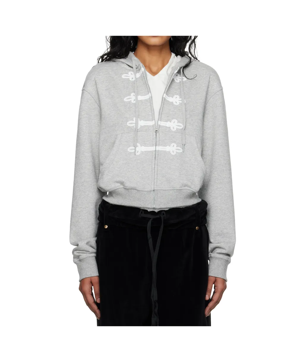 Loop Button Effect Hoodie