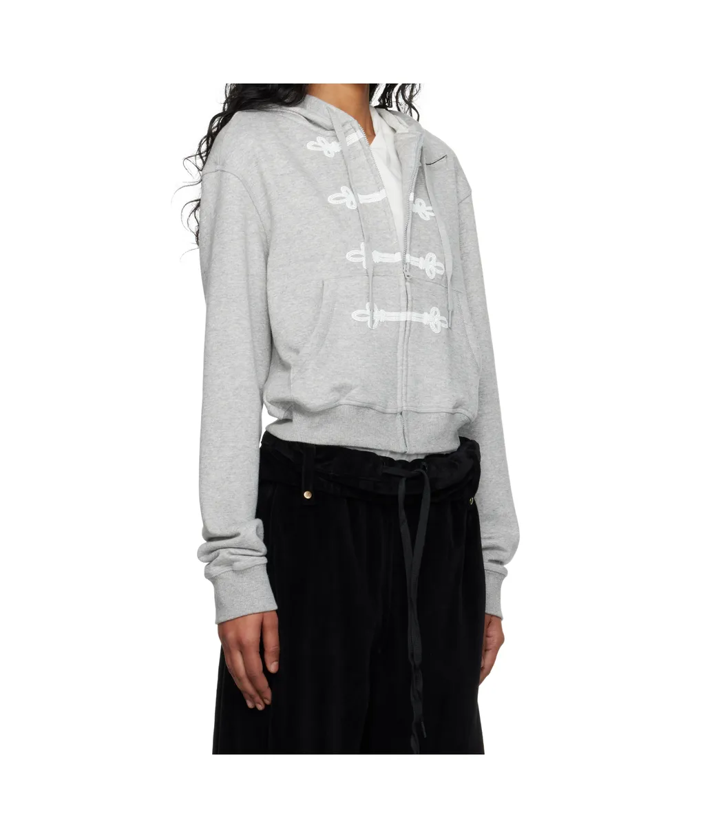 Loop Button Effect Hoodie