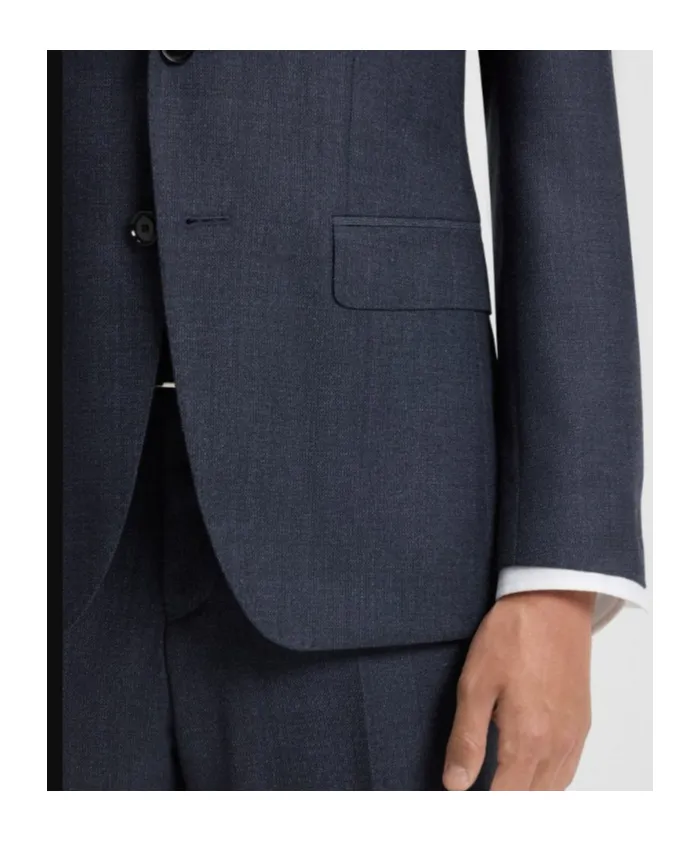 Long-Sleeved Suit Jacket
