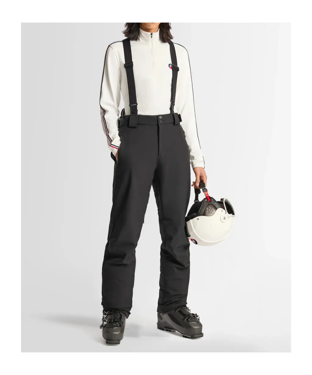 Suspender Zip-Detail Trousers