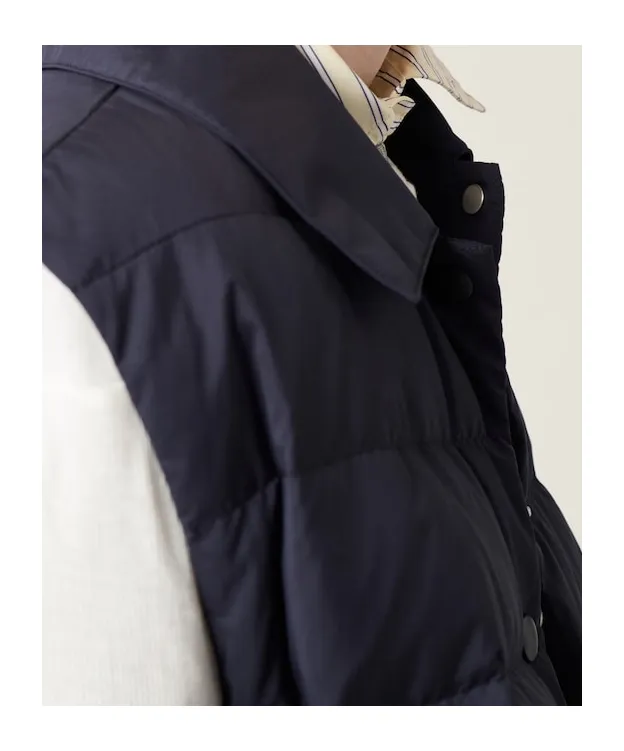 Technical Pongé Down Vest