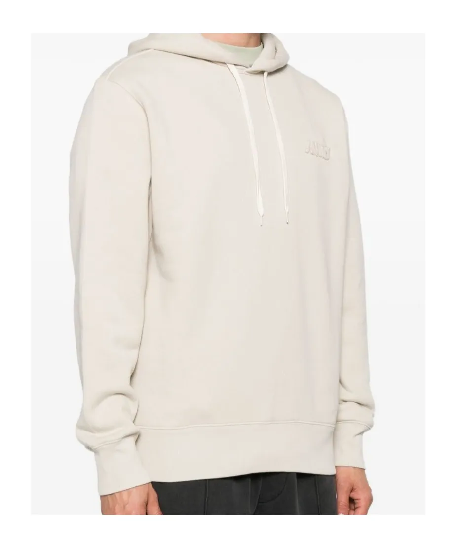 Embroidered-Logo Hoodie