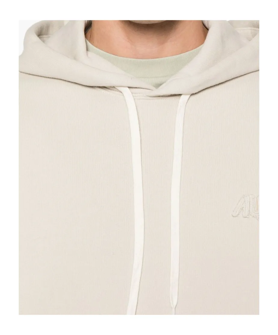 Embroidered-Logo Hoodie
