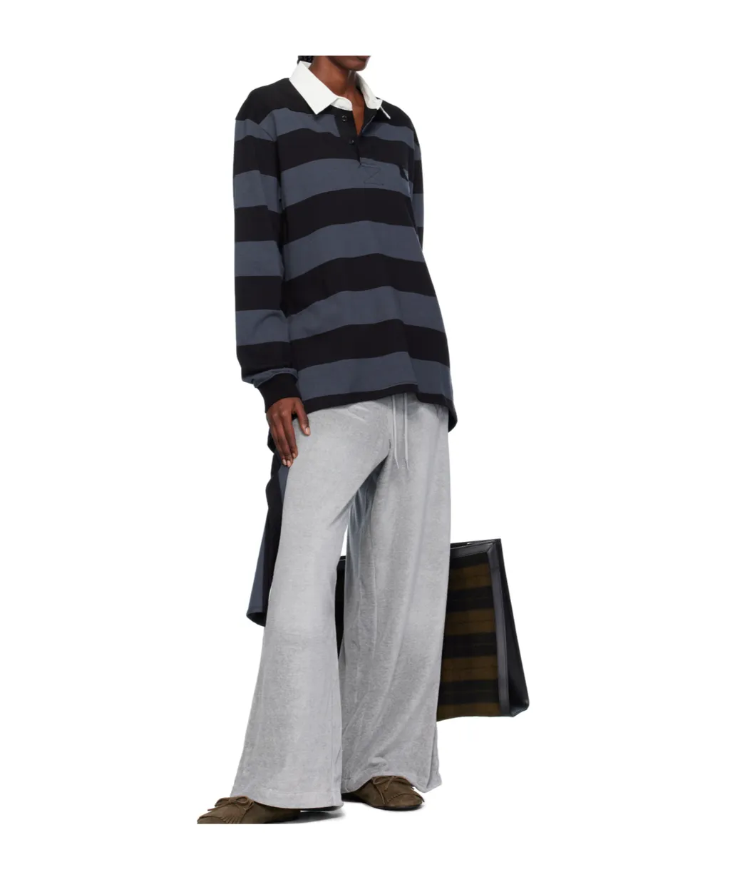 Striped Rugby Polo Shirt