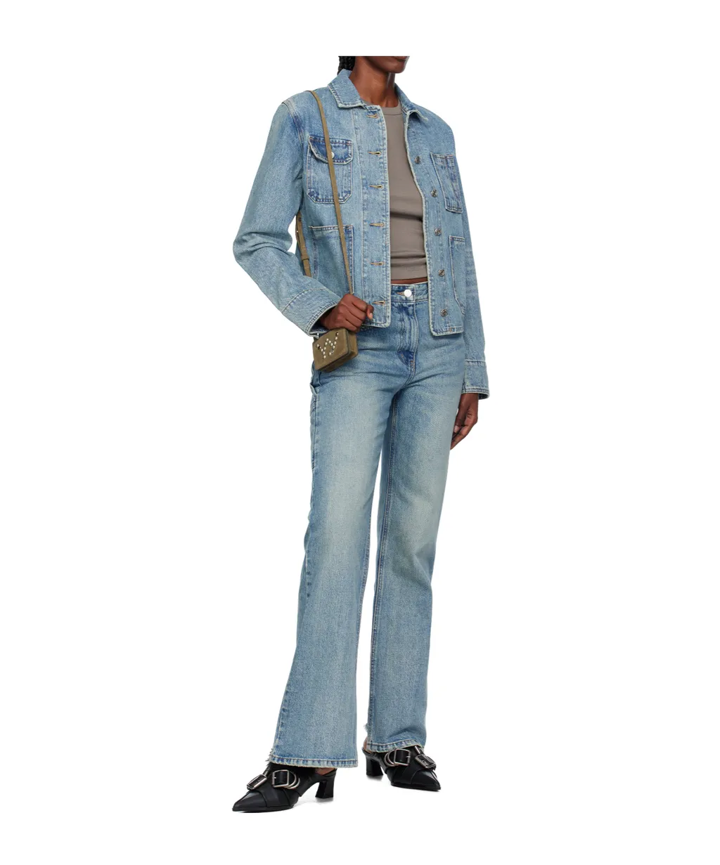 Frayed-Hem Jeans