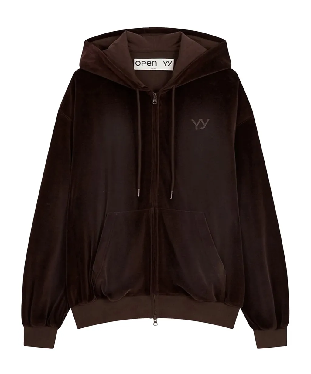 Velour Box Hoodie