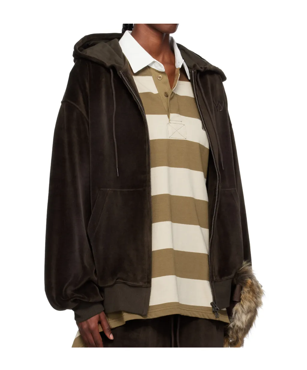 Velour Box Hoodie