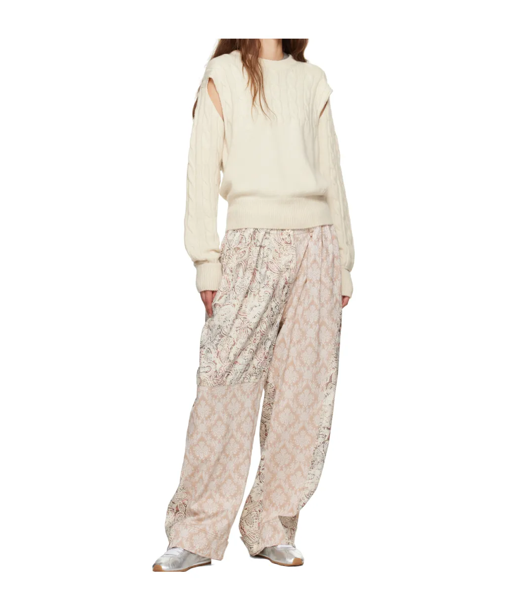 Convertible Cable Knit Sweater