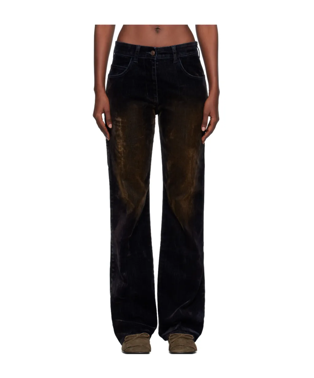 Velvet Denim Trucker Jeans