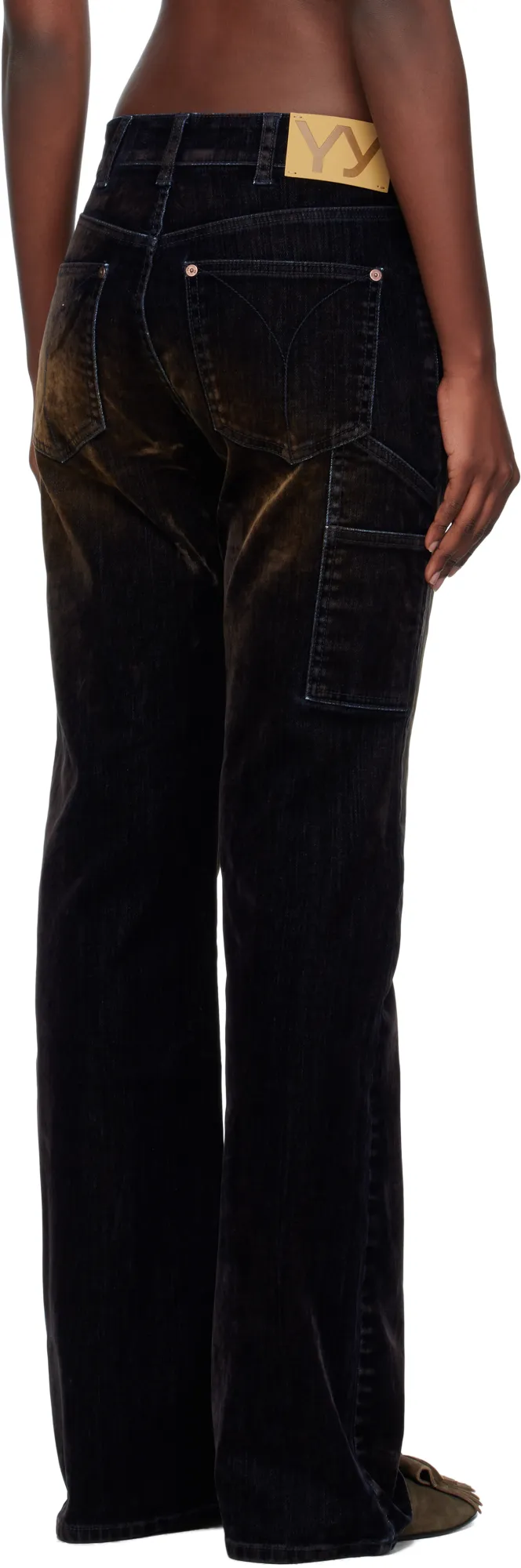 Velvet Denim Trucker Jeans