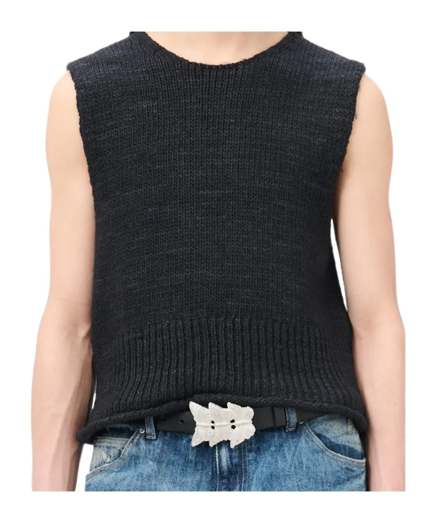 Ribbed Knitted Tank Top