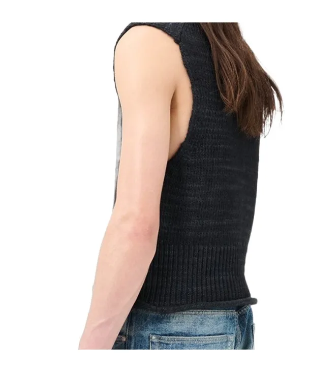 Ribbed Knitted Tank Top