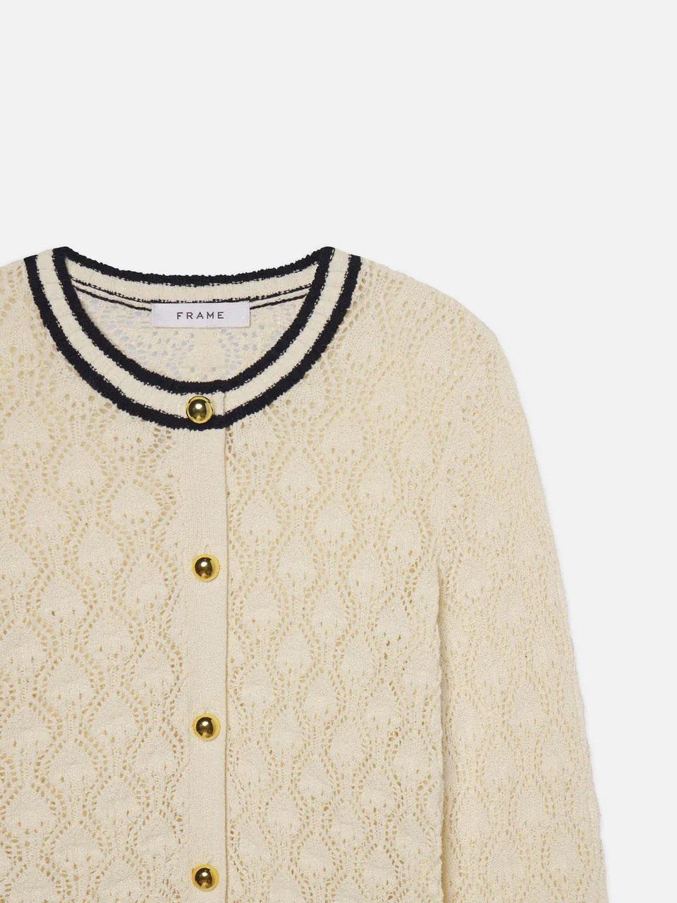 Openwork Knit Cardigan